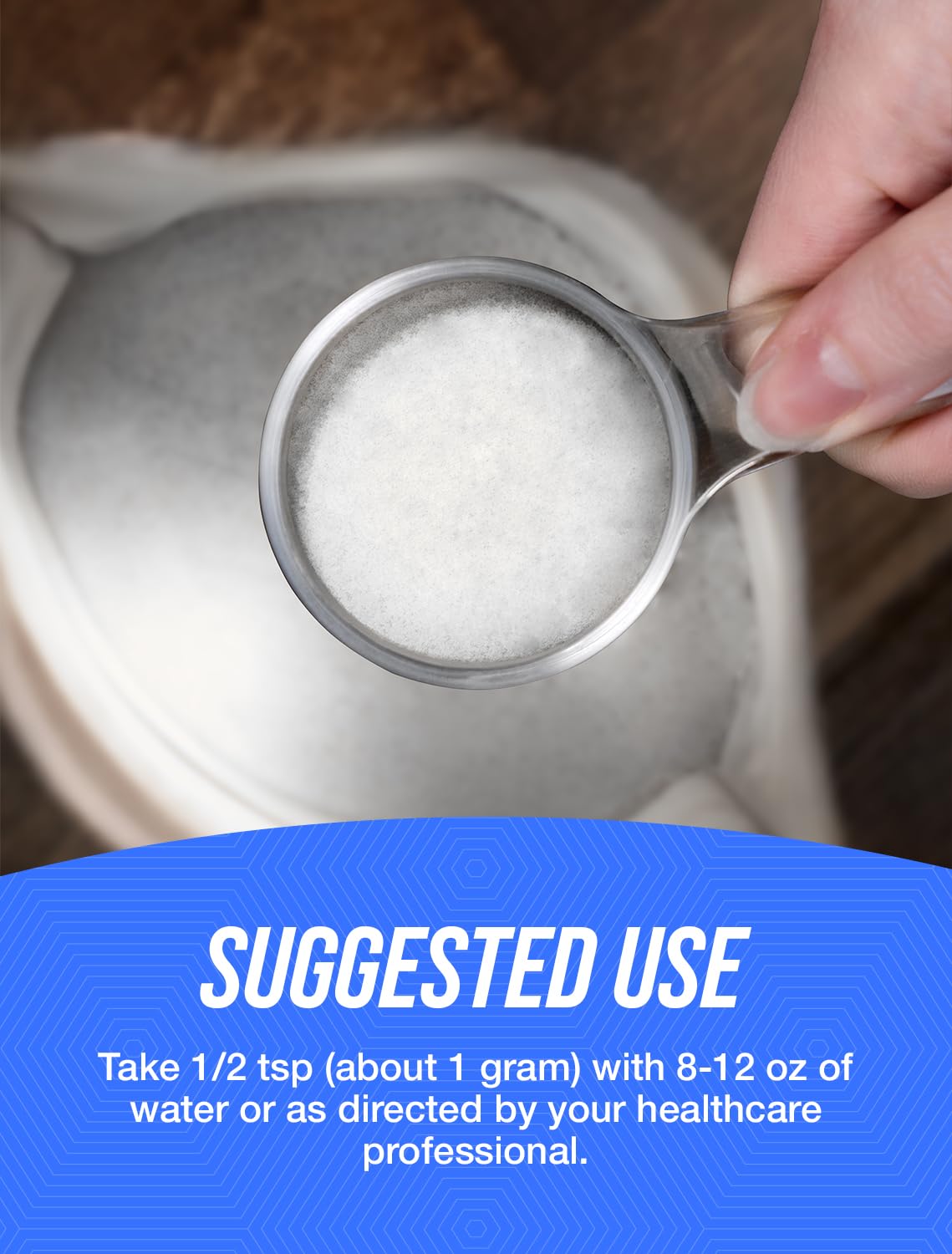 BulkSupplements.com Magnesium Hydroxide Powder - Magnesium Hydroxide Supplement - Food Grade & Gluten Free, 1g per Serving, 500g (1.1 lbs) (Pack of 1) - Image 4