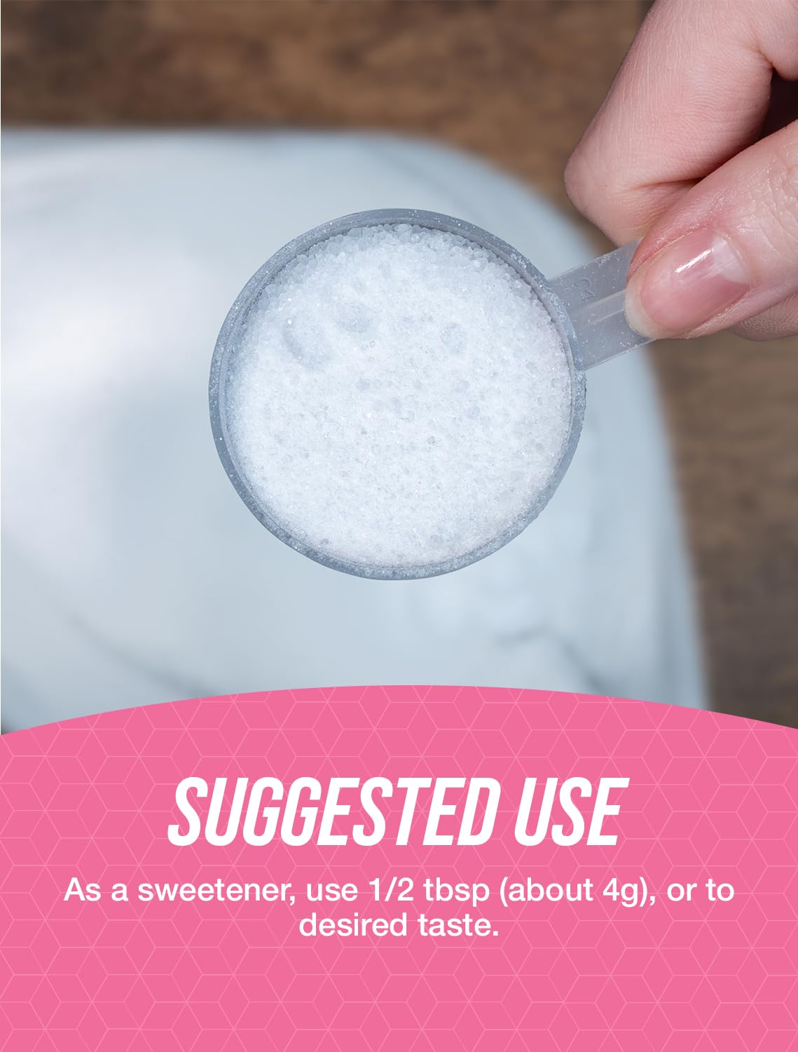 BulkSupplements Erythritol Sweetener Granular - Sugar Substitute, Zero Calorie - Gluten Free, 4g per Serving, 1kg (2.2 lbs) (Pack of 1) - Image 4